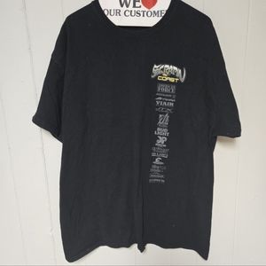 Scraping the Coast Biloxi Mississippi graphic Souvenir T-shirt XL